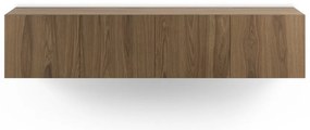 Szafka pod TV w dekorze dębu w naturalnym kolorze 180x38x35 cm Daroca – Marckeric