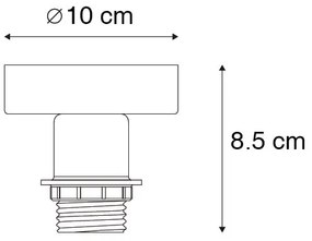 Lampa sufitowa ze stali - Combi Nowoczesny Oswietlenie wewnetrzne