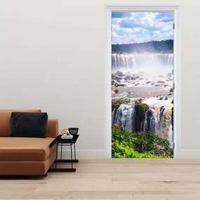 Fototapeta na drzwi - Wodospady, Iguassu (95x205cm)