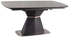 STÓŁ CORTEZ CERAMIC SZARY EFEKT MARMURU/ANTRACYT MAT 160(210)X90 SIGNAL