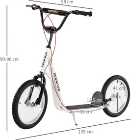 HOMCOM hulajnoga dla dzieci hulajnoga dziecięca