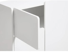 Biała szafka 80x100x40 cm Bera – Unique Furniture