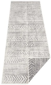 Szaro-kremowy chodnik odpowiedni na zewnątrz NORTHRUGS Biri, 80x250 cm