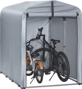 Sobuy Outdoor Car Garage Bicycle Box Tent Wodoodporny namiot na samochody, motocykle i narzędzia Szopa ogrodowa i schowek zewnętrzny Srebrny 120x176x163 cm KLS11-K