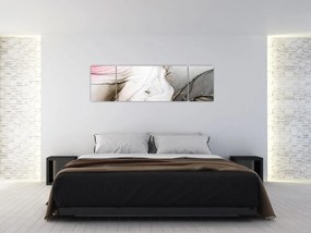 Obraz - Atrament marmurkowy (170x50 cm)