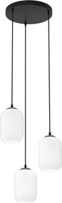 Potrójna industrialna lampa wisząca - D163 W4-B60