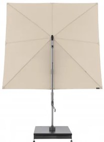 KNIRPS 320 x 320 cm - luksusowy wahadłowy parasol ogrodowy z drążkiem bocznym : Kolor parasola - Naturalny