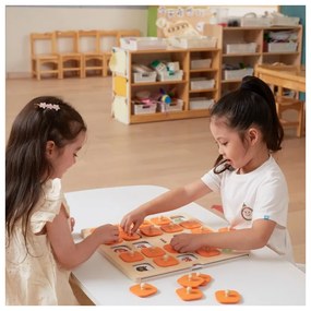 Viga gra pamięciowa memory zgadnij obrazki 10 kart montessori duża