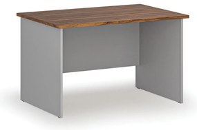 Biurko PRIMO GRAY, 120x80 cm, szary/orzech