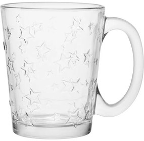 Altom Zestaw 6 kubków szklanych Star 300 ml