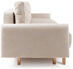 Beżowa sofa rozkładana Bonami Selection Pop