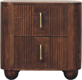 Artisan Furniture Lite drewno Szafka Nocna Marlowe z Żłobieniami