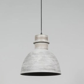 Zestaw 3 rustykalnych lamp wiszących szarych - Dory