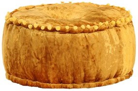 Żółta pufa tapicerowana - Zenuti