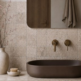 Massi Trawertyn Beige Classic Mix płytka 10 x 10 x 1,2 cm bębnowana