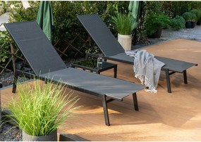Doppler Mare zestaw leżaków + stół, antracyt/szary