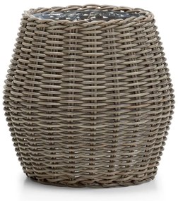 Doniczka ogrodowa ze sztucznego rattanu Bonami Essentials Grande Fiore
