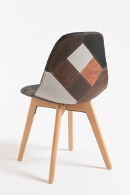 Krzeso Kelen Patchwork ze sztucznej skóry