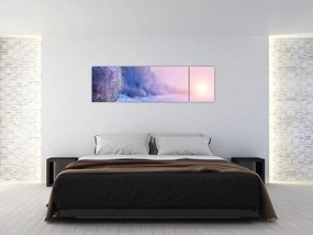 Obraz - Zamarznięta rzeka (170x50 cm)