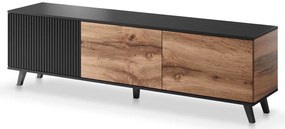 Nowoczesna szafka pod telewizor z lamelami N8-T38