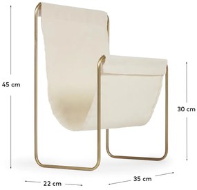 Tekstylny gazetnik Siana – Kave Home