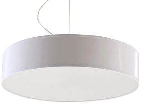 Biała lampa wisząca ø 45 cm Atis – Sollux