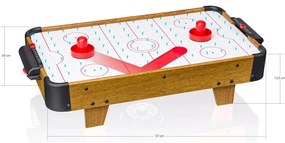 Popularna drewniana gra planszowa 92224 - Airhockey