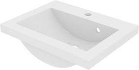 Umywalka wpuszczana w blat z konglomeratu WAVE 50cm