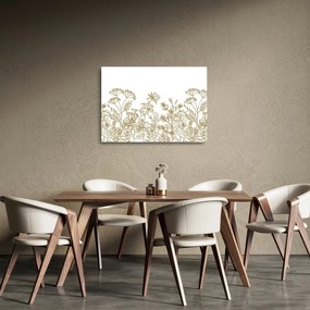 Obraz na szkle - Kwiaty polne (70x50 cm)