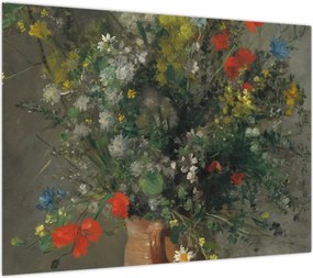 Obraz - Auguste Renoir,  Flowers in a Vase, reprodukcje (70x50 cm)