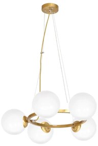 Duży złoty żyrandol glamour - 7X K446 L3-B67