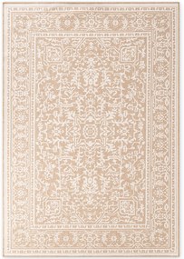 Dywan zewnętrzny dwustronny Duet beżowo-kremowy 120 cm x 170 cm