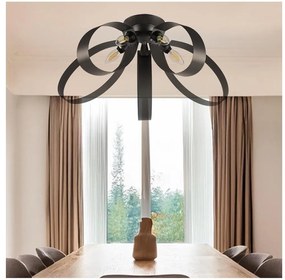 ONLI - Plafon SERENA 5xE14/6W/230V czarny