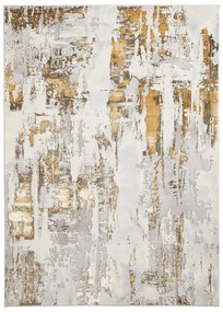 Dywan w jasnoszaro-złotym kolorze 80x150 cm Apollo – Think Rugs