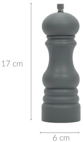 Młynek do pieprzu z tworzywa sztucznego, Ø 6 x 17,5 cm