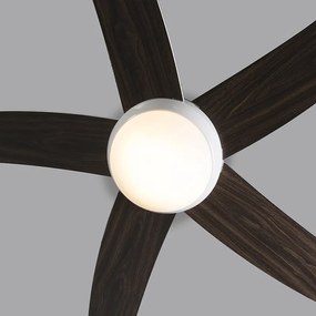 Biały wentylator sufitowy z pilotem - Cool 52