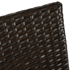 Sofa Ogrodowa Dwuosobowa ze Stolikiem KENT Technorattan Brązowa