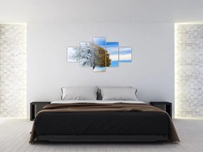 Obraz - Zmiana pór roku (125x70 cm)