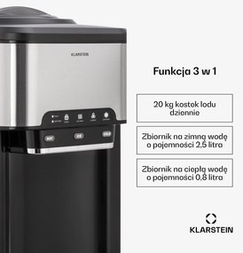 Klarstein Aqueous Kostkarka do lodu 3 w 1