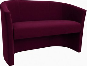 Sofa CLUB tapicerowana : Kolor tkaniny - VELVET - MG02, Typ tkaniny - Velvet