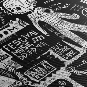 Obraz - Graffiti (125x70 cm)