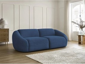 Ciemnoniebieska sztruksowa sofa 250 cm Tina – Bobochic Paris