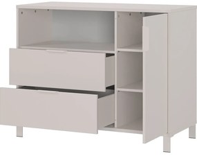 Kremowa komoda dziecięca 115x92x54 cm Alkmaar – Germania