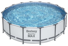Basen stelażowy Steel Pro Max 488 x 122 cm 19480 l BESTWAY