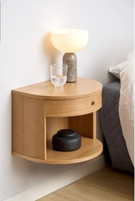 Szafka nocna w dekorze dębu w jasnym naturalnym kolorze Paron – Actona