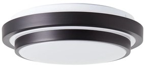 Brilliant - LED Plafon MALMÖ LED/12W/230V 3000K śr. 34,5 cm czarny