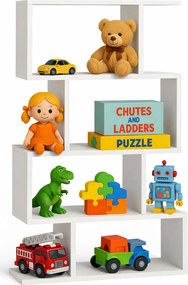 Biały dziecięcy regał na zabawki M0-H87