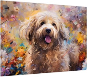 Obraz na szkle - Happy Dog II. (70x50 cm)