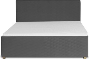 Łóżko VEGA 140x200 cm Zielony oliwkowy Bez materaca