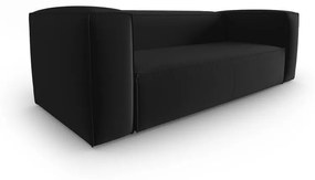 Czarna aksamitna sofa 200 cm Mackay – Cosmopolitan Design